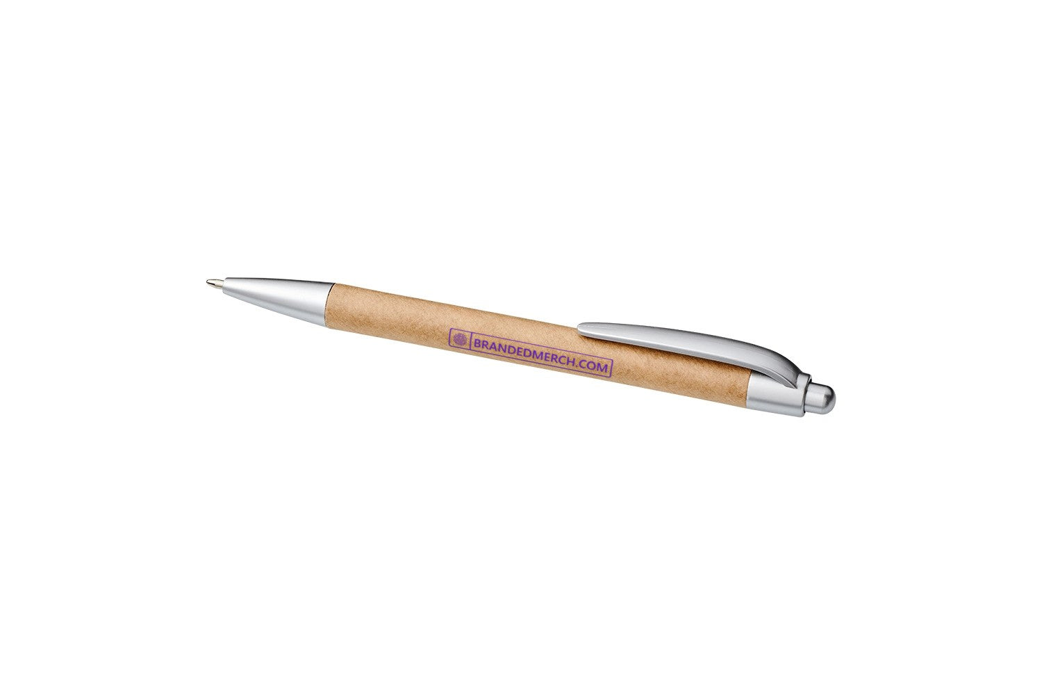 Recycled Paper Ballpoint Branded Pen