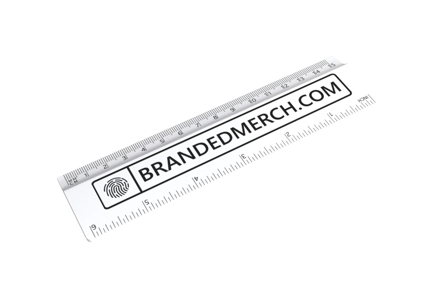 Branded Plastic Ruler 15cm