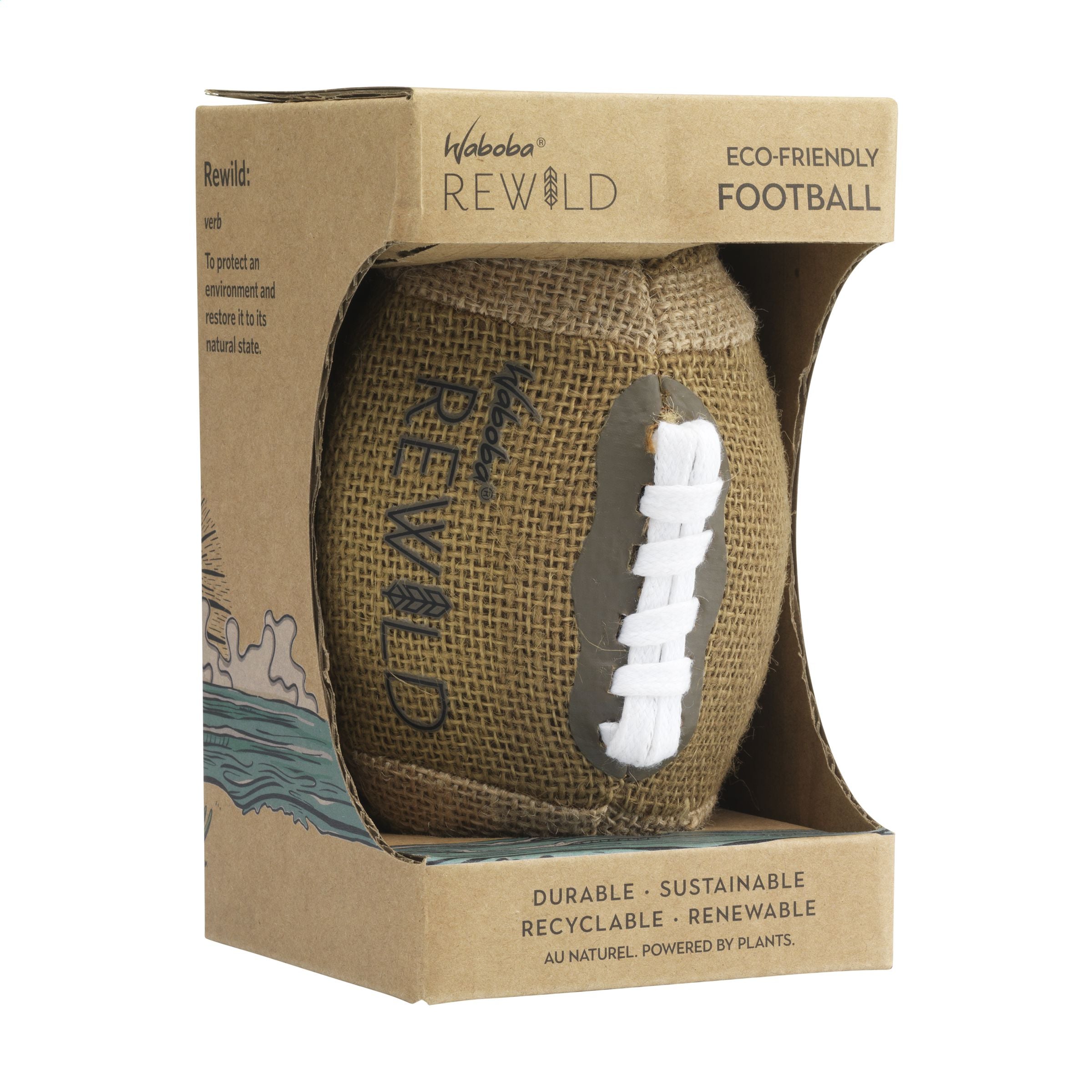 Sustainable Branded American Football 15cm