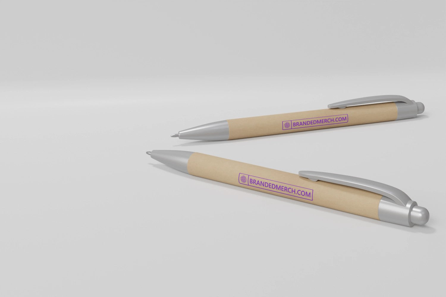 Recycled Paper Ballpoint Branded Pen